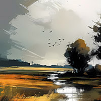 A series of graphics: Lost Places.